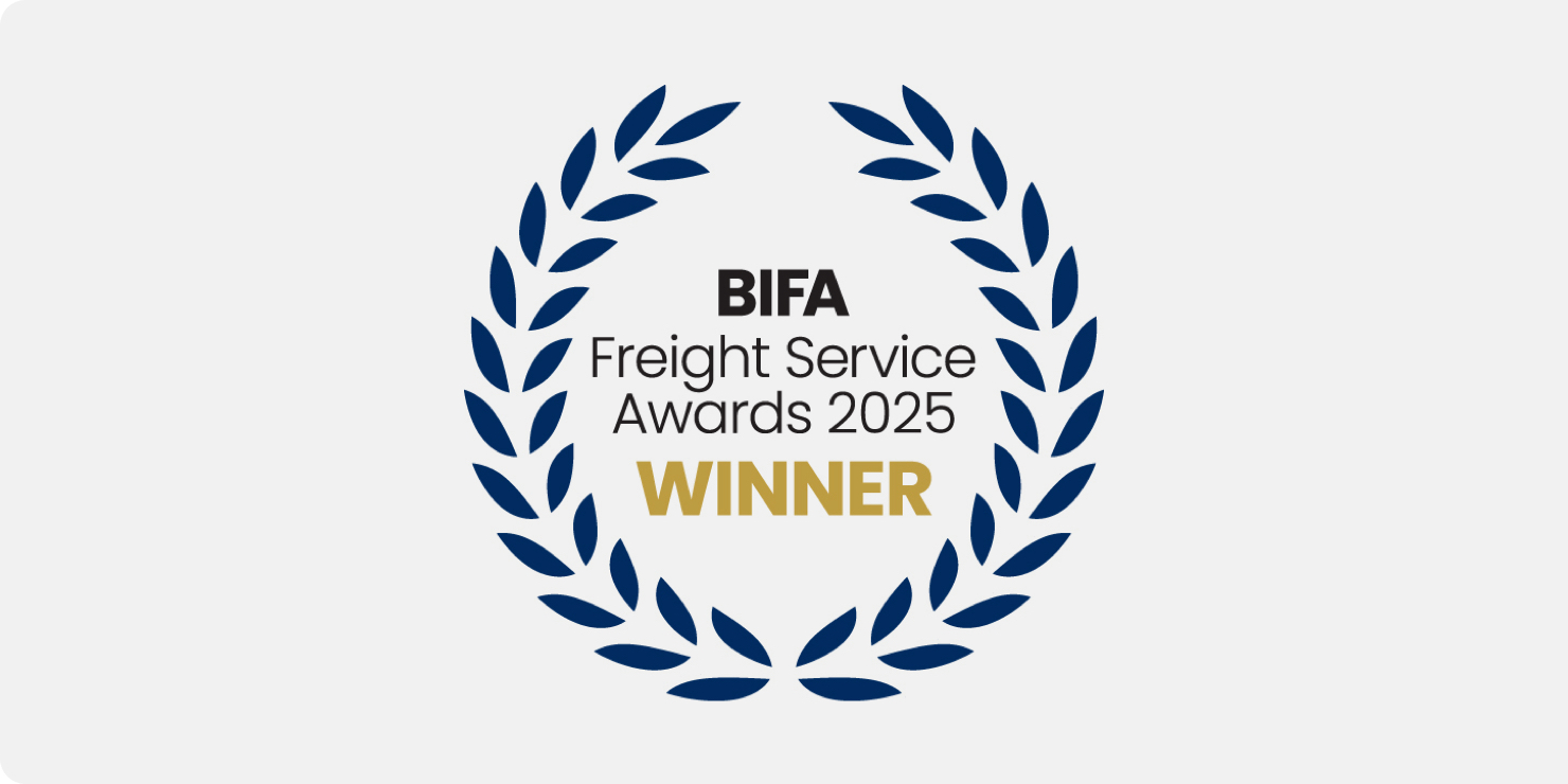 We’re proud winners at the BIFA Freight Service Awards 2025 Icon
